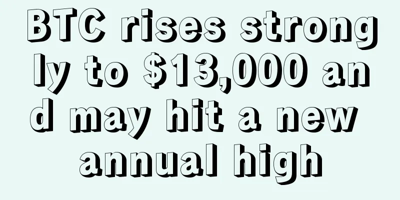 BTC rises strongly to $13,000 and may hit a new annual high