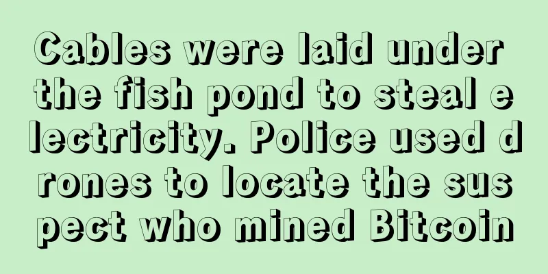Cables were laid under the fish pond to steal electricity. Police used drones to locate the suspect who mined Bitcoin