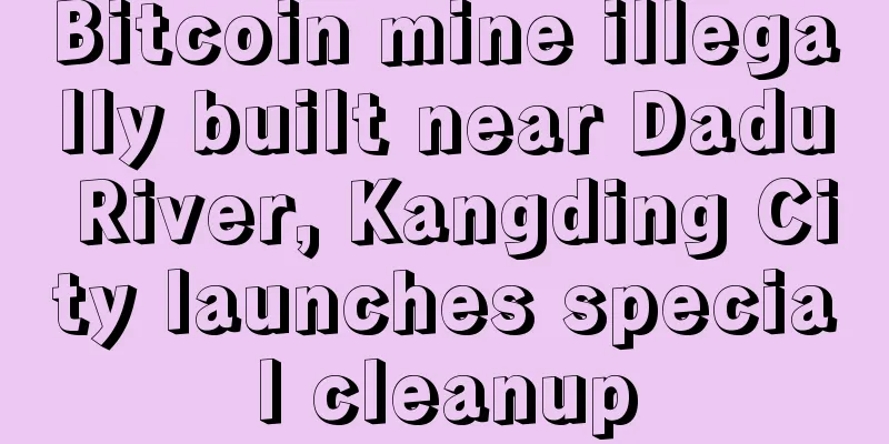 Bitcoin mine illegally built near Dadu River, Kangding City launches special cleanup