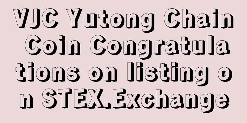 VJC Yutong Chain Coin Congratulations on listing on STEX.Exchange