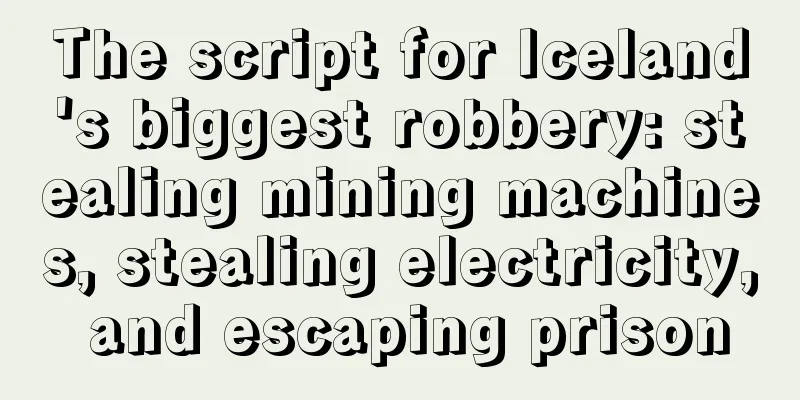 The script for Iceland's biggest robbery: stealing mining machines, stealing electricity, and escaping prison