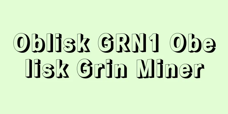 Oblisk GRN1 Obelisk Grin Miner