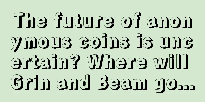 The future of anonymous coins is uncertain? Where will Grin and Beam go...