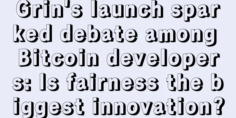Grin's launch sparked debate among Bitcoin developers: Is fairness the biggest innovation?