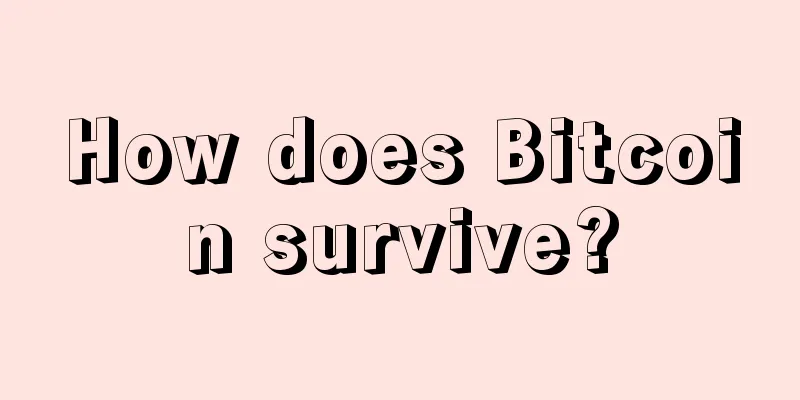 How does Bitcoin survive?