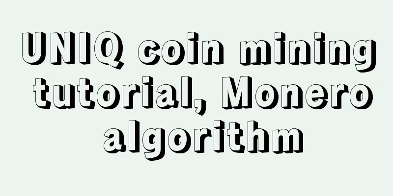UNIQ coin mining tutorial, Monero algorithm