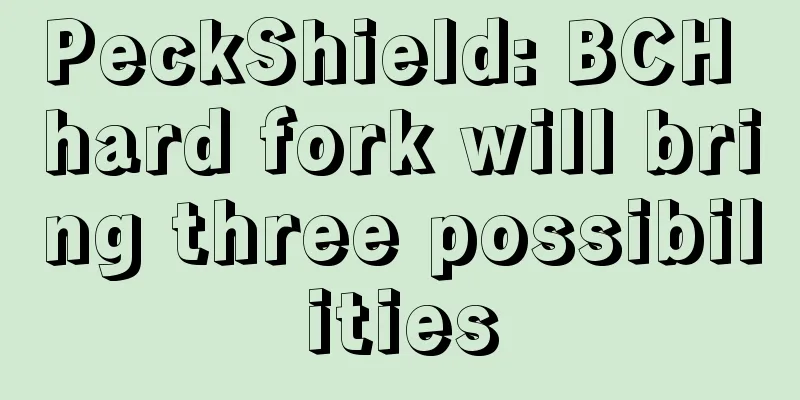 PeckShield: BCH hard fork will bring three possibilities