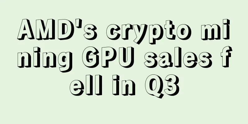 AMD's crypto mining GPU sales fell in Q3
