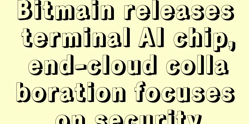 Bitmain releases terminal AI chip, end-cloud collaboration focuses on security