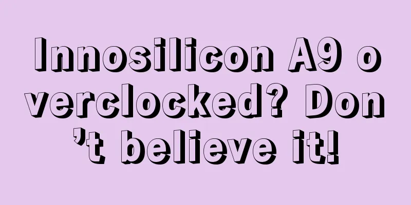 Innosilicon A9 overclocked? Don’t believe it!