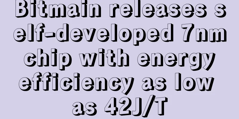 Bitmain releases self-developed 7nm chip with energy efficiency as low as 42J/T