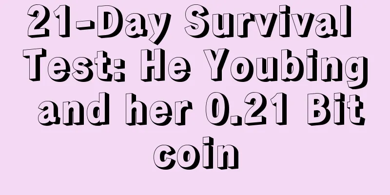 21-Day Survival Test: He Youbing and her 0.21 Bitcoin