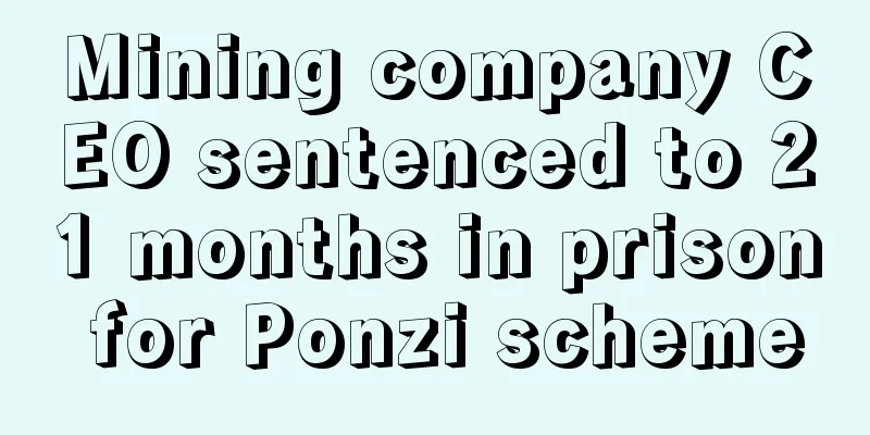 Mining company CEO sentenced to 21 months in prison for Ponzi scheme