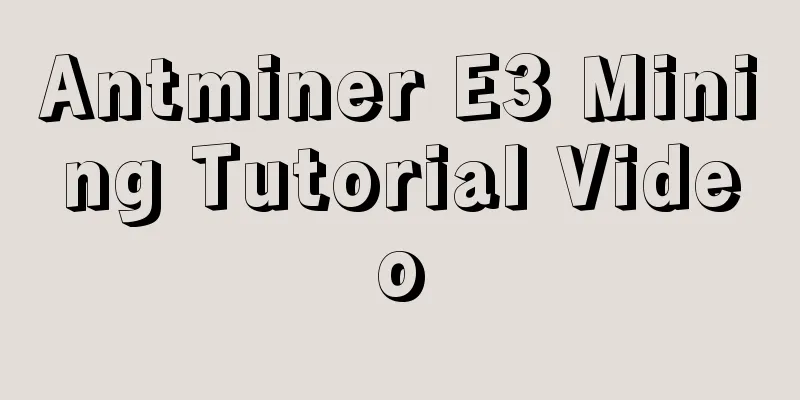 Antminer E3 Mining Tutorial Video