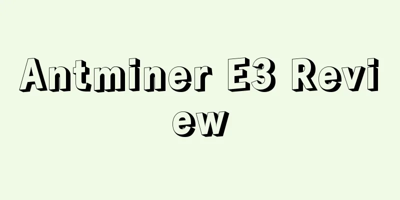 Antminer E3 Review
