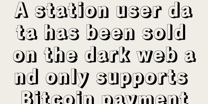 A station user data has been sold on the dark web and only supports Bitcoin payment