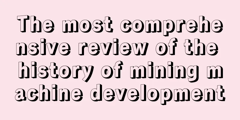 The most comprehensive review of the history of mining machine development