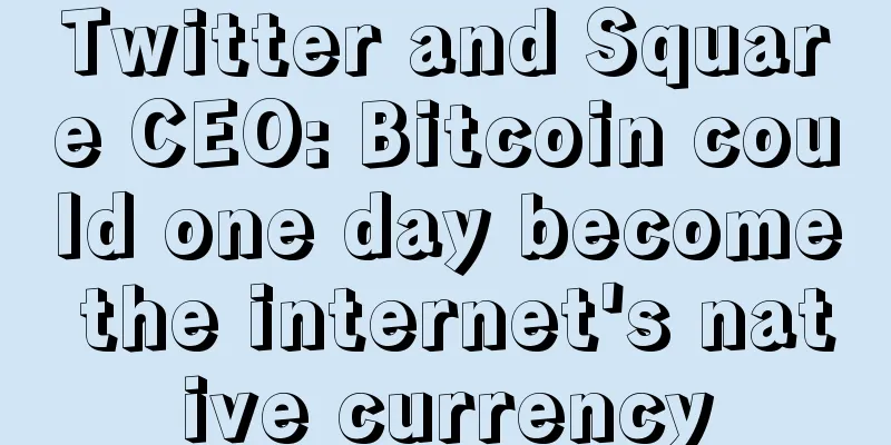 Twitter and Square CEO: Bitcoin could one day become the internet's native currency