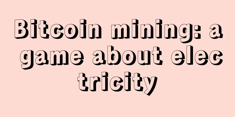 Bitcoin mining: a game about electricity