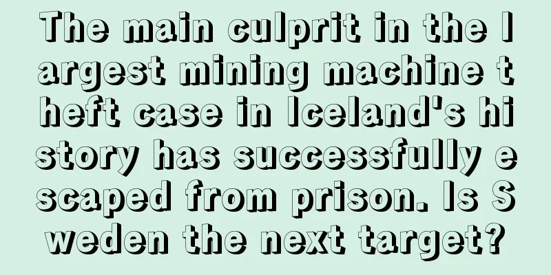 The main culprit in the largest mining machine theft case in Iceland's history has successfully escaped from prison. Is Sweden the next target?