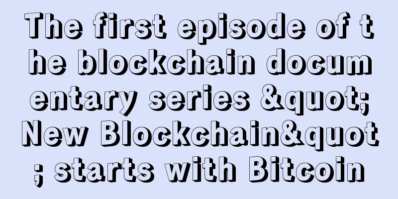 The first episode of the blockchain documentary series "New Blockchain" starts with Bitcoin
