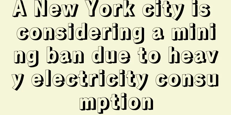 A New York city is considering a mining ban due to heavy electricity consumption