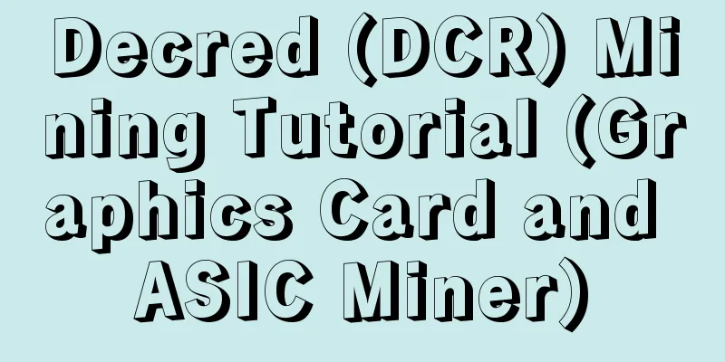 Decred (DCR) Mining Tutorial (Graphics Card and ASIC Miner)