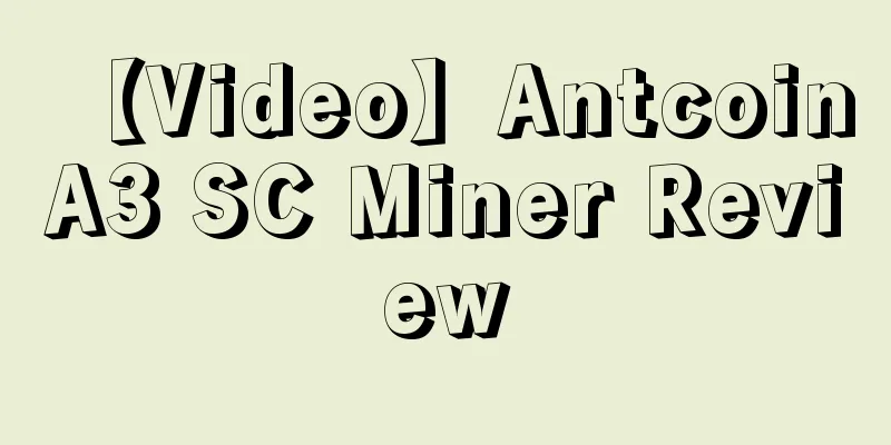 【Video】Antcoin A3 SC Miner Review