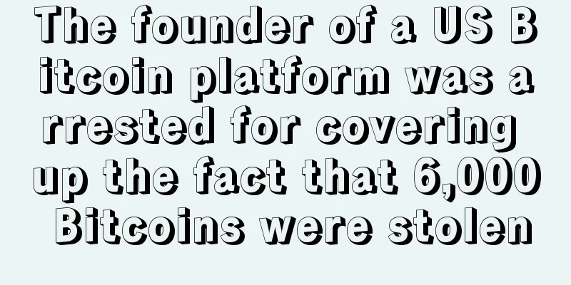 The founder of a US Bitcoin platform was arrested for covering up the fact that 6,000 Bitcoins were stolen