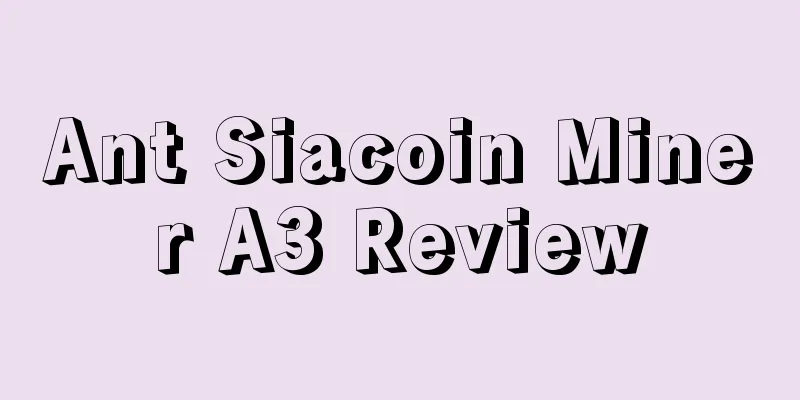 Ant Siacoin Miner A3 Review