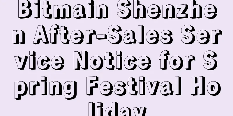 Bitmain Shenzhen After-Sales Service Notice for Spring Festival Holiday