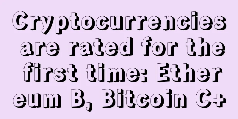 Cryptocurrencies are rated for the first time: Ethereum B, Bitcoin C+