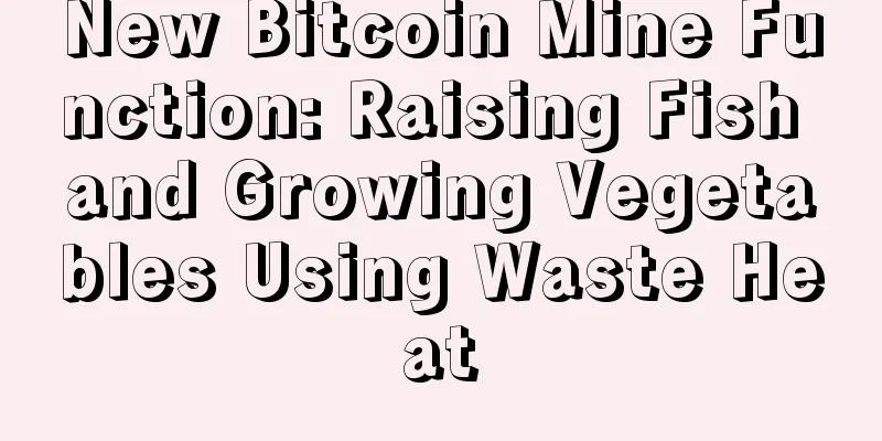 New Bitcoin Mine Function: Raising Fish and Growing Vegetables Using Waste Heat