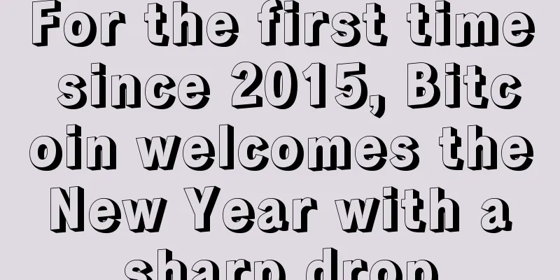 For the first time since 2015, Bitcoin welcomes the New Year with a sharp drop