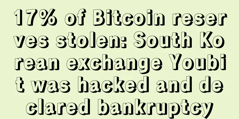 17% of Bitcoin reserves stolen: South Korean exchange Youbit was hacked and declared bankruptcy