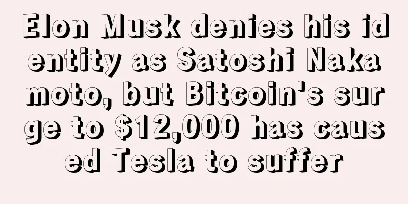 Elon Musk denies his identity as Satoshi Nakamoto, but Bitcoin's surge to $12,000 has caused Tesla to suffer