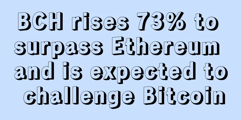 BCH rises 73% to surpass Ethereum and is expected to challenge Bitcoin