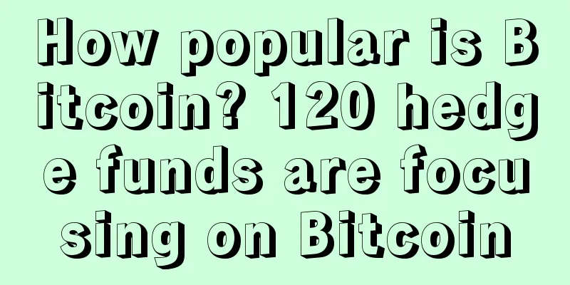 How popular is Bitcoin? 120 hedge funds are focusing on Bitcoin