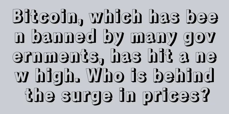 Bitcoin, which has been banned by many governments, has hit a new high. Who is behind the surge in prices?