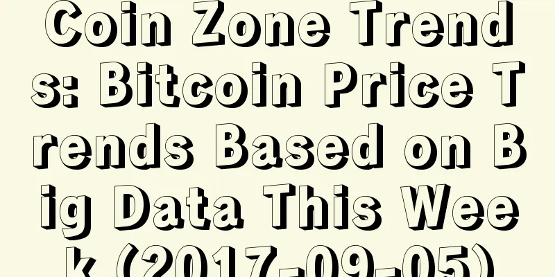 Coin Zone Trends: Bitcoin Price Trends Based on Big Data This Week (2017-09-05)