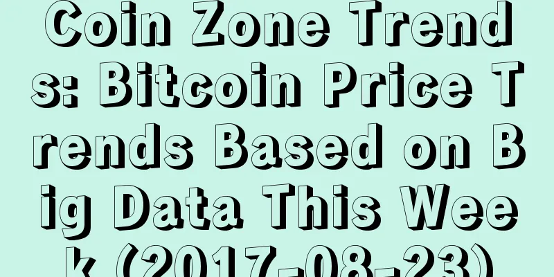 Coin Zone Trends: Bitcoin Price Trends Based on Big Data This Week (2017-08-23)