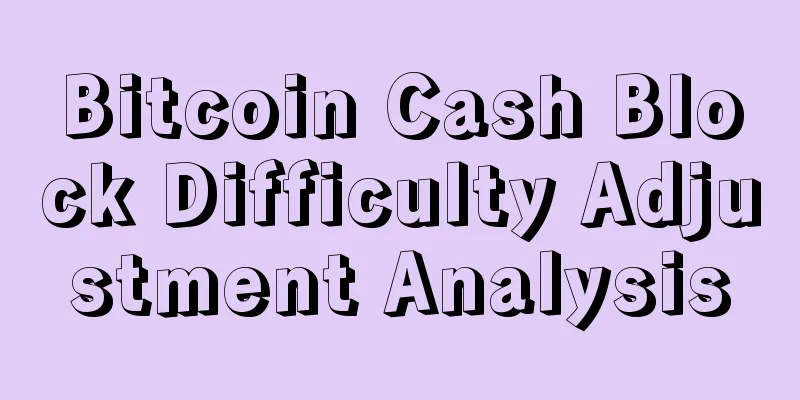 Bitcoin Cash Block Difficulty Adjustment Analysis