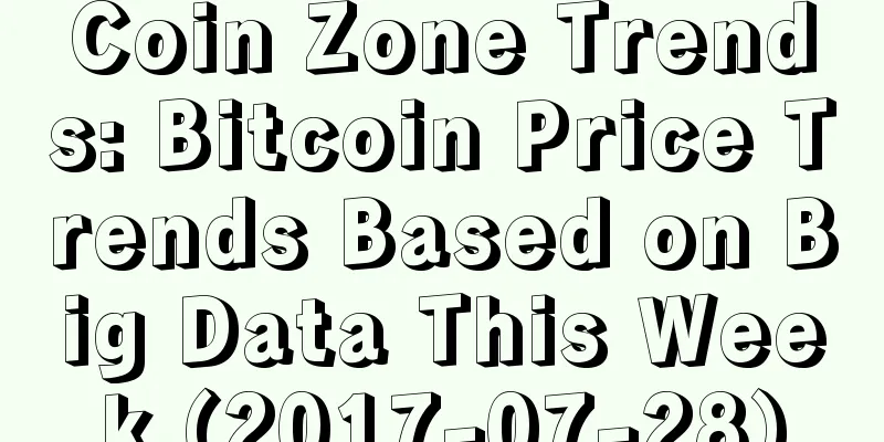 Coin Zone Trends: Bitcoin Price Trends Based on Big Data This Week (2017-07-28)