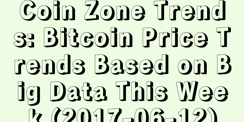 Coin Zone Trends: Bitcoin Price Trends Based on Big Data This Week (2017-06-12)