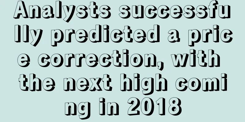 Analysts successfully predicted a price correction, with the next high coming in 2018
