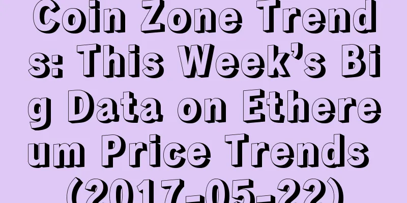 Coin Zone Trends: This Week’s Big Data on Ethereum Price Trends (2017-05-22)
