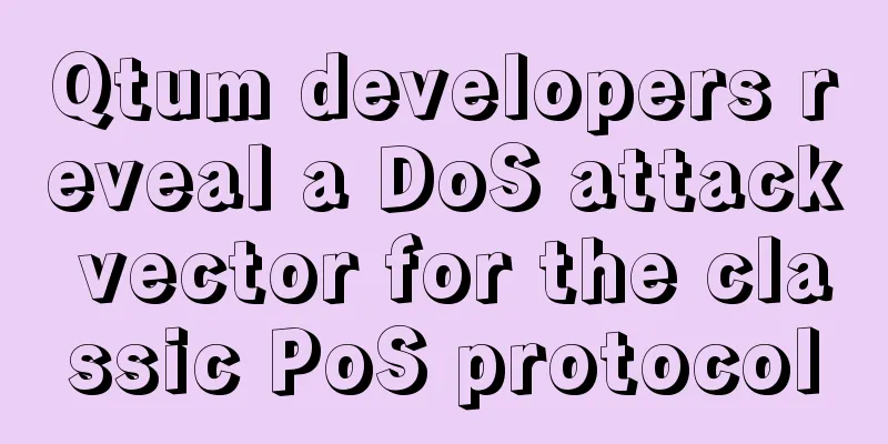 Qtum developers reveal a DoS attack vector for the classic PoS protocol