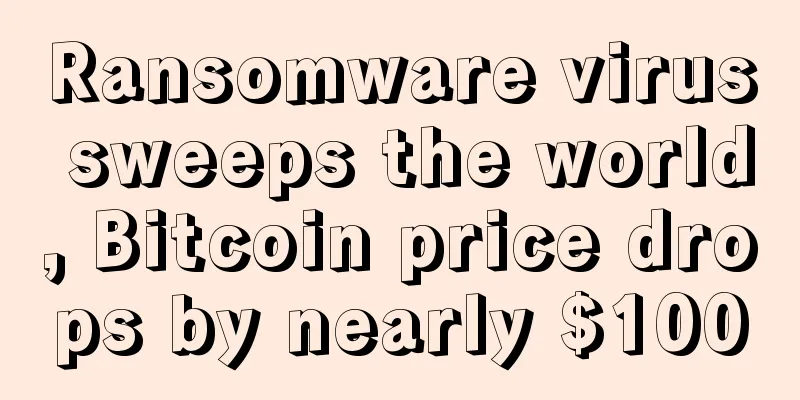 Ransomware virus sweeps the world, Bitcoin price drops by nearly $100