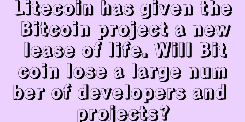 Litecoin has given the Bitcoin project a new lease of life. Will Bitcoin lose a large number of developers and projects?