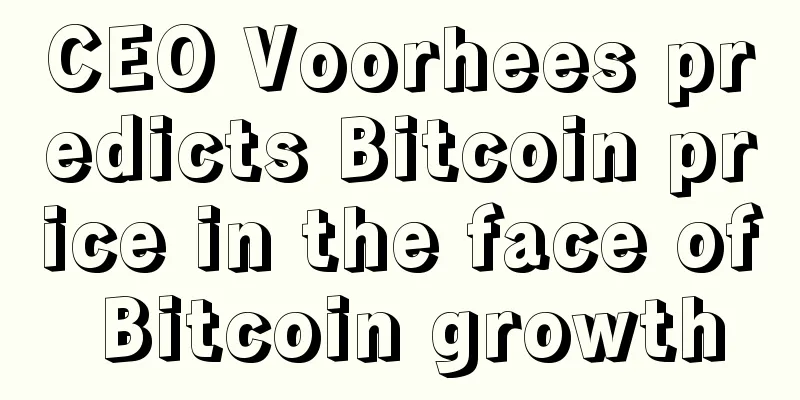 CEO Voorhees predicts Bitcoin price in the face of Bitcoin growth